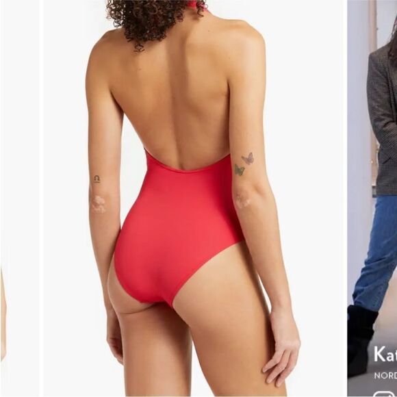 Sea Level Keyhole Halter One-Piece Swimsuit - Picture 2 of 10